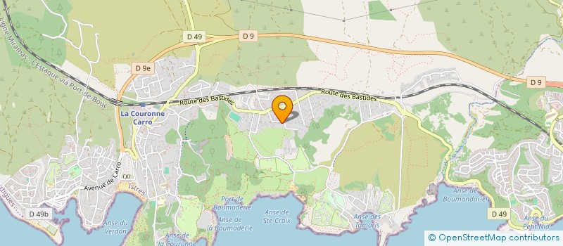 localisation de l'entreprise FRIDLUND à MARTIGUES