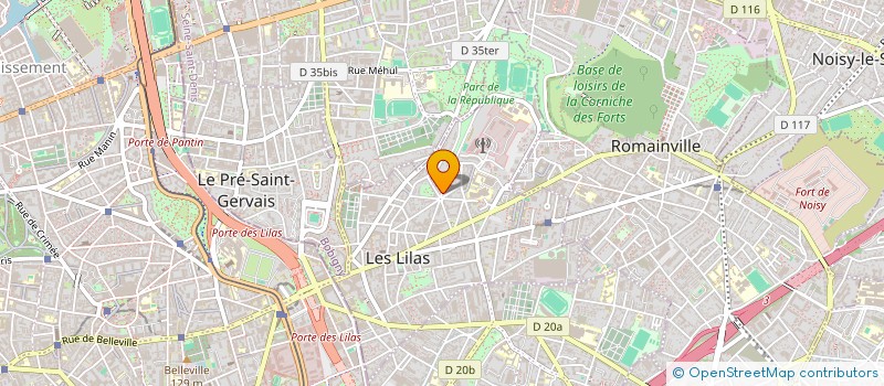 localisation de l'entreprise FRIDMAN SAS à LES LILAS