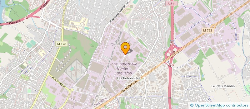 localisation de l'entreprise FRIEDE GOLMAN FRANCE à CARQUEFOU