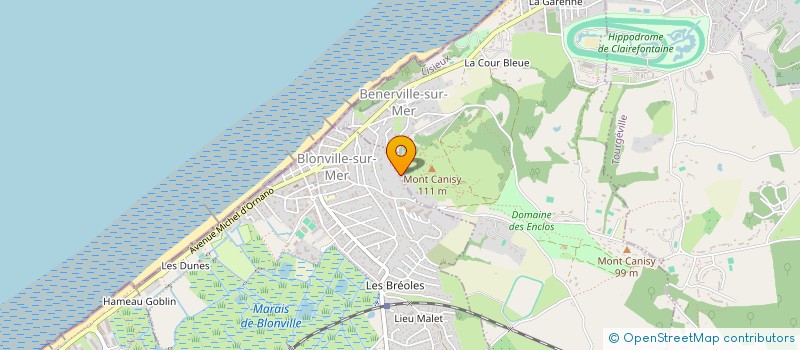 localisation de l'entreprise FRIEDIMMO à BLONVILLE-SUR-MER