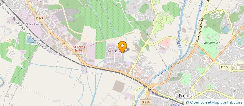 localisation de l'entreprise FRIEDRICH MULLER FELGEN à FREJUS