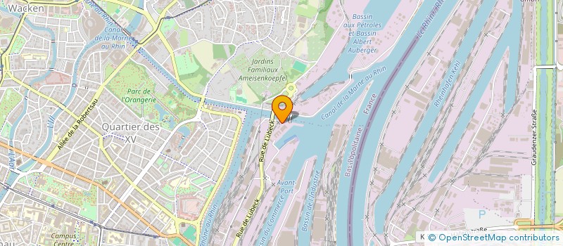 localisation de l'entreprise FRIENDLY  STRASBOURG