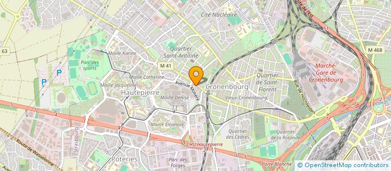 localisation de l'entreprise FRIENDLY à STRASBOURG