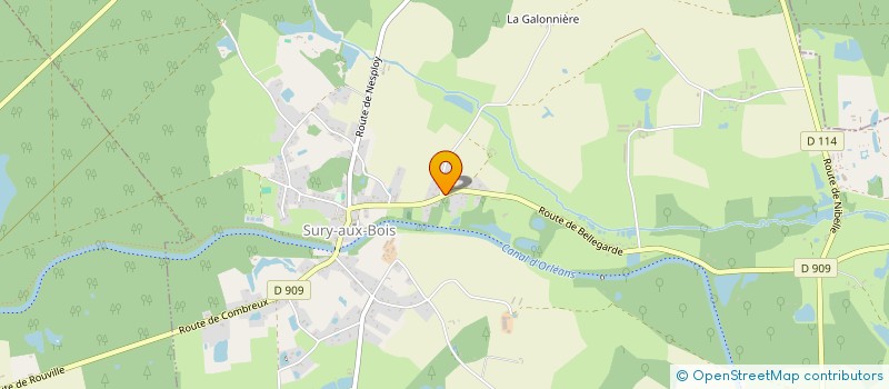 localisation de l'entreprise FRIENDLY HORSE à SURY-AUX-BOIS