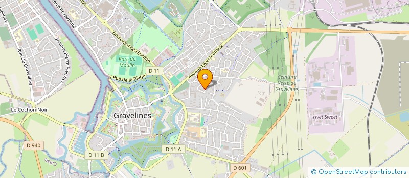 localisation de l'entreprise FRIENDLYMUSICGROUP à GRAVELINES