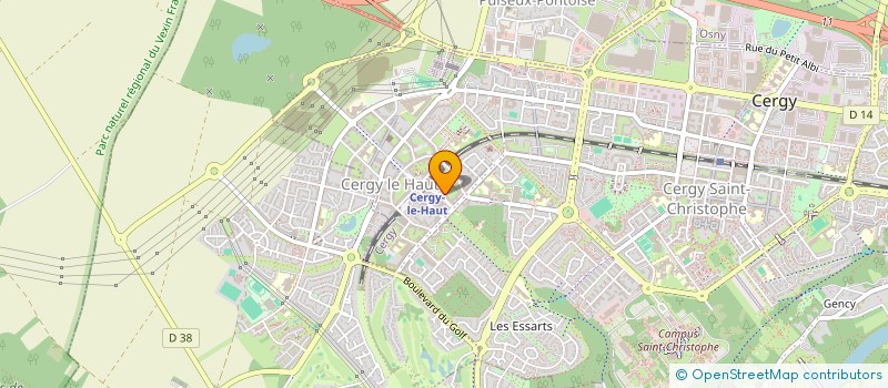 localisation de l'entreprise FRIENDS  CERGY