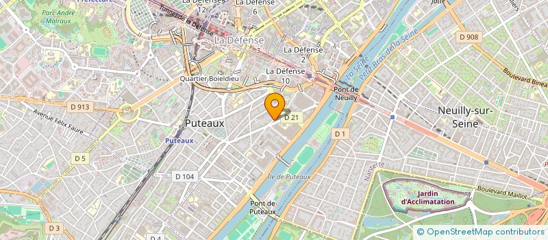 localisation de l'entreprise FRIENDS  PUTEAUX