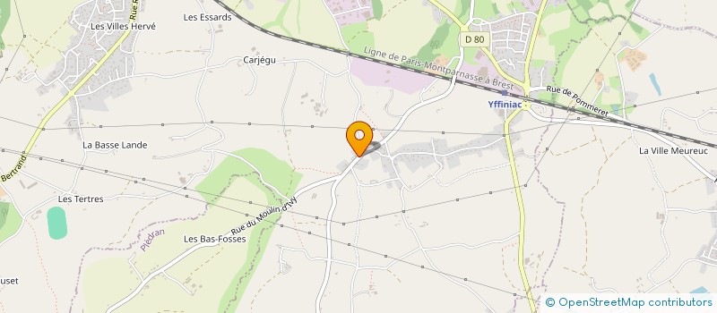 localisation de l'entreprise FRIENDS  YFFINIAC