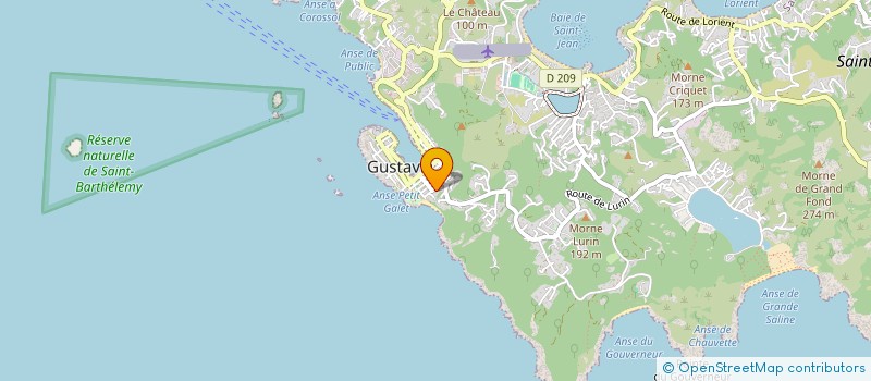 localisation de l'entreprise FRIENDS à SAINT-BARTHELEMY