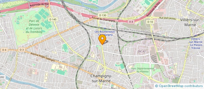 localisation de l'entreprise FRIENDS ONE à CHAMPIGNY-SUR-MARNE