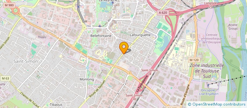 localisation de l'entreprise FRIES AND SMASH  TOULOUSE