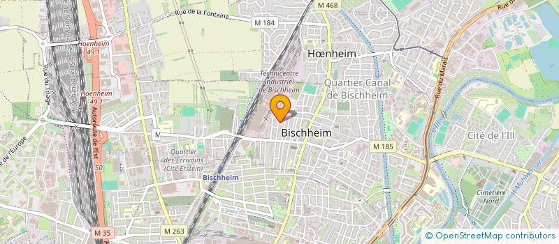 localisation de l'entreprise FRIESS TRANSPORTS SERVICES  BISCHHEIM