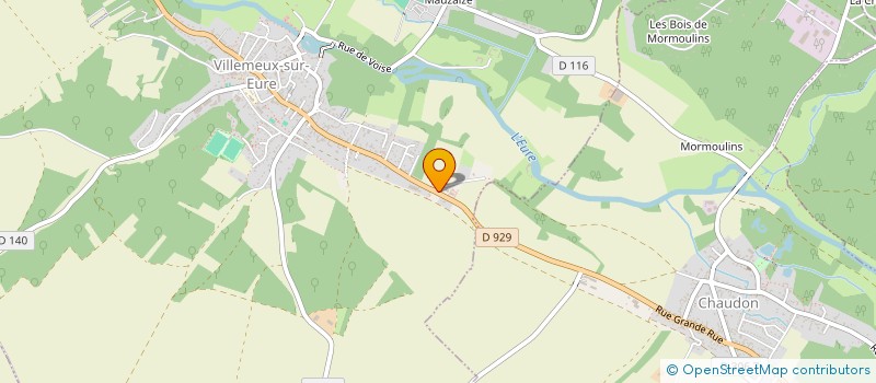 localisation de l'entreprise FRIGANT BONNEFOUX INVESTISSEMENT (FBI) à VILLEMEUX-SUR-EURE