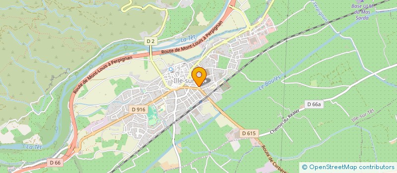 localisation de l'entreprise FRIGARA BIGORRE  ILLE-SUR-TET