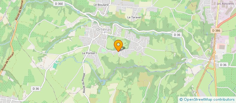 localisation de l'entreprise FRIGE FRANCE-DURET à ORLIENAS