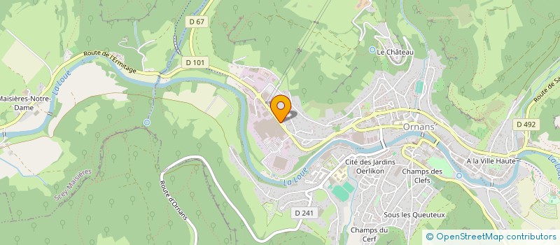 localisation de l'entreprise FRIGEMAT  EPEUGNEY