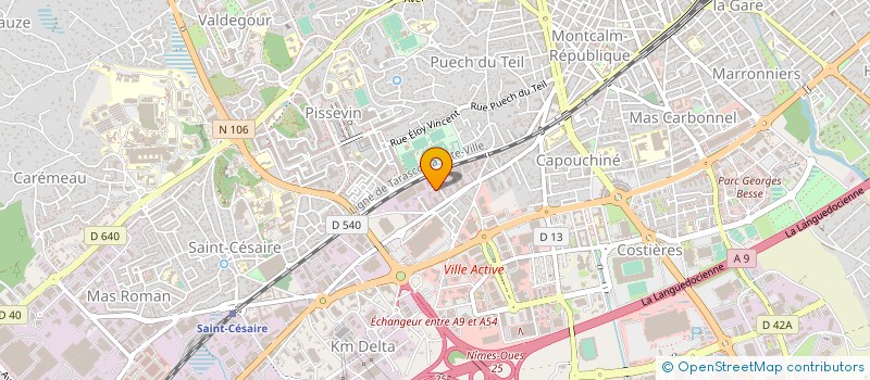 localisation de l'entreprise FRIGEVAR NIMES  NIMES