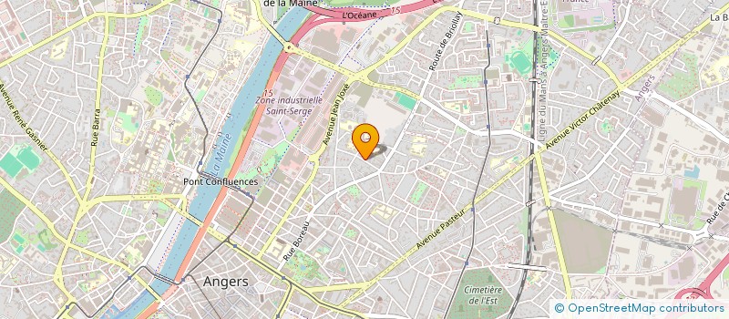 localisation de l'entreprise FRIGGJA IMMOBILIER à ANGERS