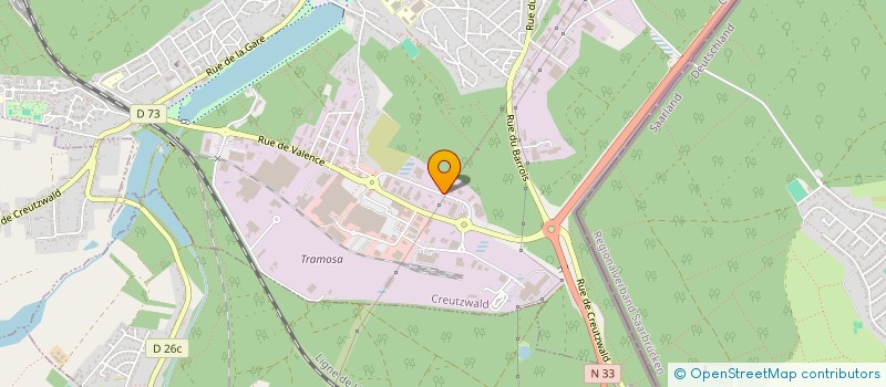 localisation de l'entreprise FRIGICLIM à CREUTZWALD