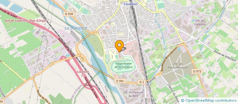 localisation de l'entreprise FRIGO 84 à CAVAILLON