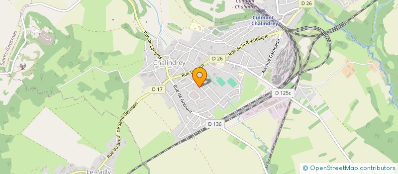 localisation de l'entreprise FRIGO LINE à CHALINDREY
