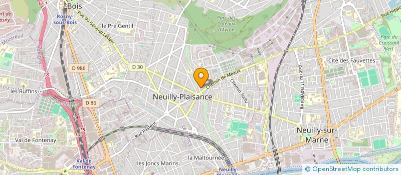 localisation de l'entreprise FRIGO WATT à NEUILLY-PLAISANCE