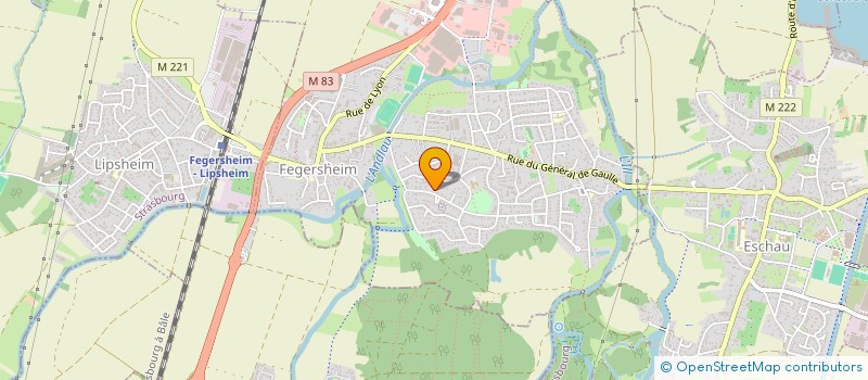 localisation de l'entreprise FRIGOCLIM à FEGERSHEIM