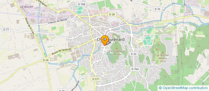 localisation de l'entreprise FRIGOLD  CHATEAURENARD