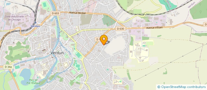 localisation de l'entreprise FRIGONFRI 55 à VERDUN