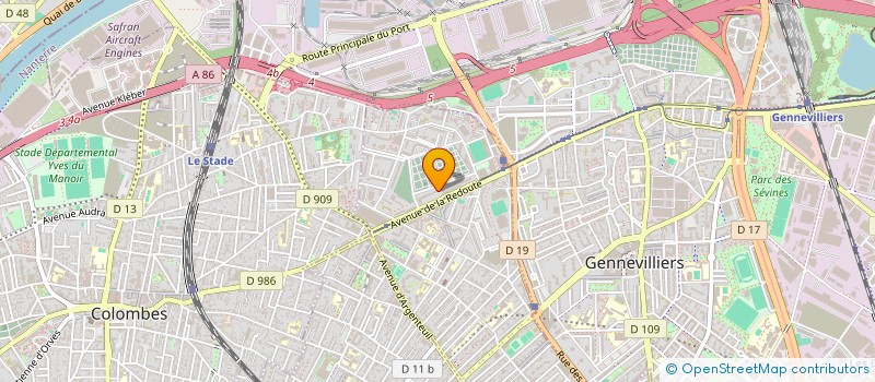 localisation de l'entreprise FRIGOP à ASNIERES-SUR-SEINE