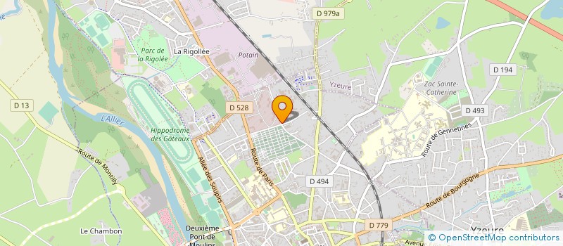 localisation de l'entreprise FRIGORIFIQUES DE MOULINS  MOULINS