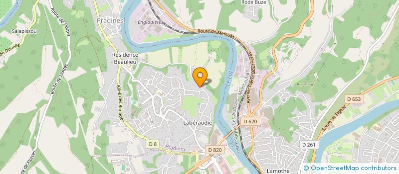 localisation de l'entreprise FRIGOSPHERE  PRADINES