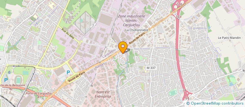 localisation de l'entreprise FRIGOSTAR GROUP à NANTES