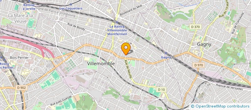 localisation de l'entreprise FRIGOTECH à VILLEMOMBLE