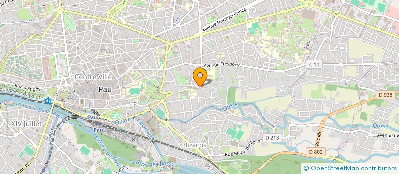 localisation de l'entreprise FRIGOTEKNIK à PAU