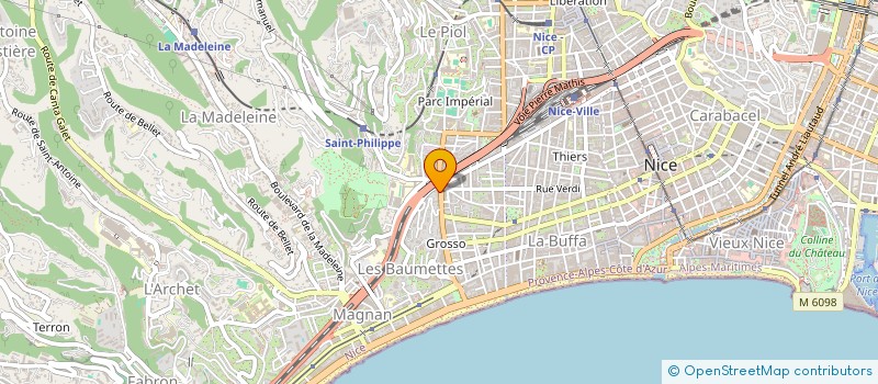 localisation de l'entreprise FRIGOTEKNIKA NISSA à NICE
