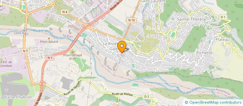 localisation de l'entreprise FRIGOTRANS ET COMPAGNIE à LA POSSESSION