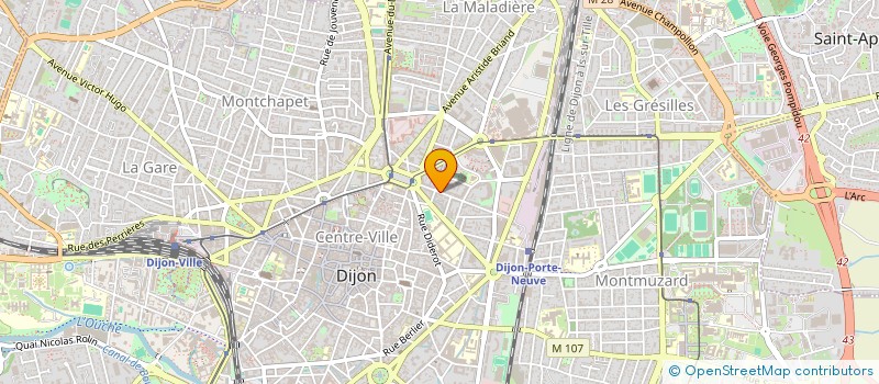 localisation de l'entreprise FRIGRAND à DIJON