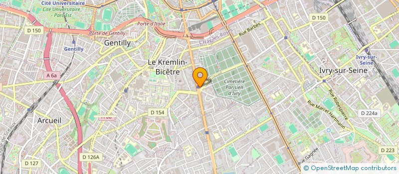 localisation de l'entreprise FRIH à LE KREMLIN-BICETRE