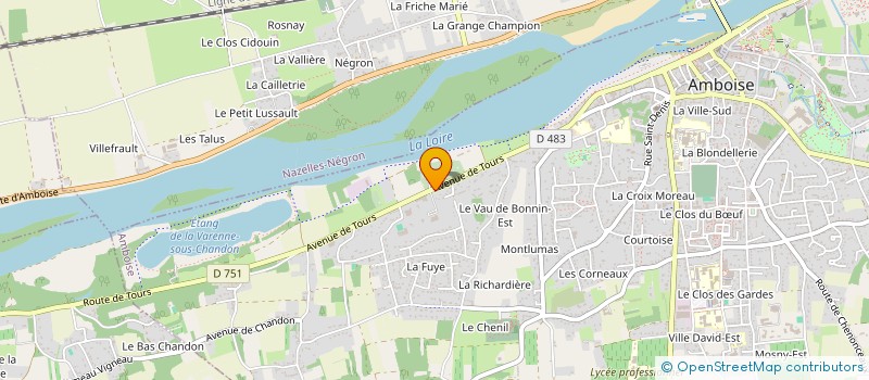 localisation de l'entreprise FRIJAC IMMO  AMBOISE