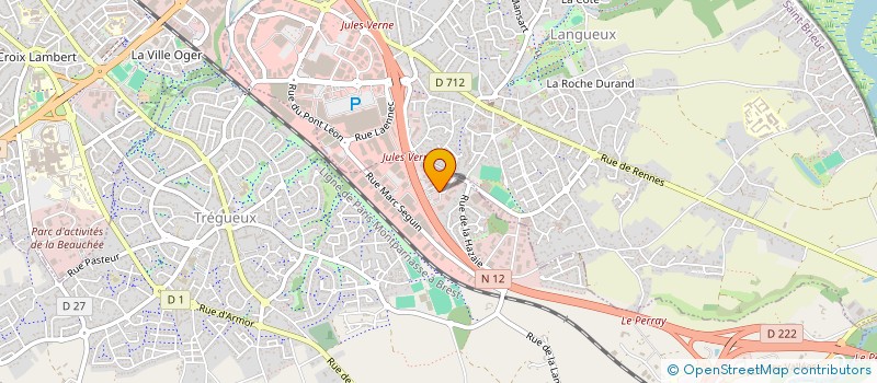 localisation de l'entreprise FRIKY  PLOUGONVEN