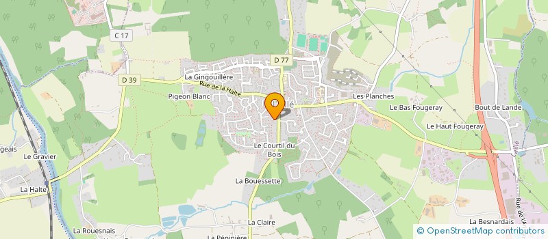 localisation de l'entreprise FRILOUZE  LAILLE