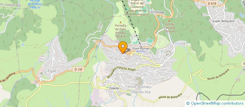 localisation de l'entreprise FRIM 2000  FONT-ROMEU-ODEILLO-VIA