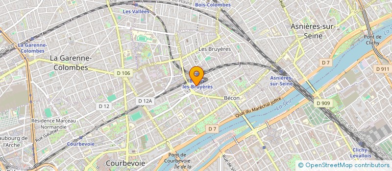 localisation de l'entreprise FRIM'S à COURBEVOIE