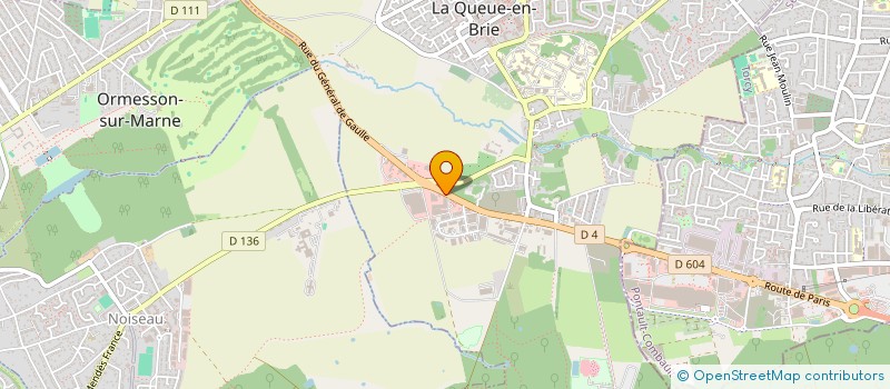 localisation de l'entreprise FRIMA à LA QUEUE-EN-BRIE