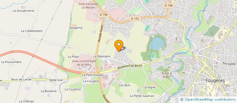 localisation de l'entreprise FRIMA à LECOUSSE