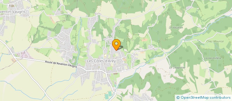 localisation de l'entreprise FRIMACOL  LES COTES-D'AREY