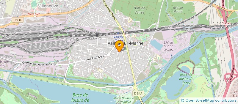 localisation de l'entreprise FRIMAGEL à VAIRES-SUR-MARNE