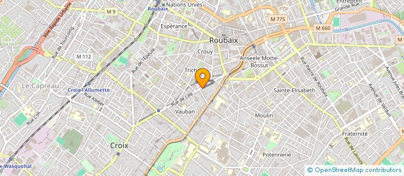 localisation de l'entreprise FRIMAIRE à ROUBAIX