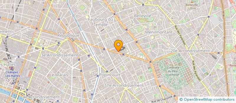 localisation de l'entreprise FRIMAIRE  PARIS